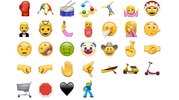 Unicode 9.0 emoji
