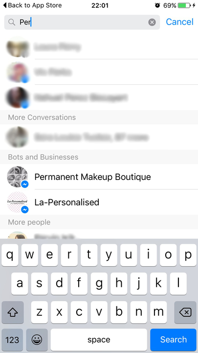 Facebook Bots and Businesses