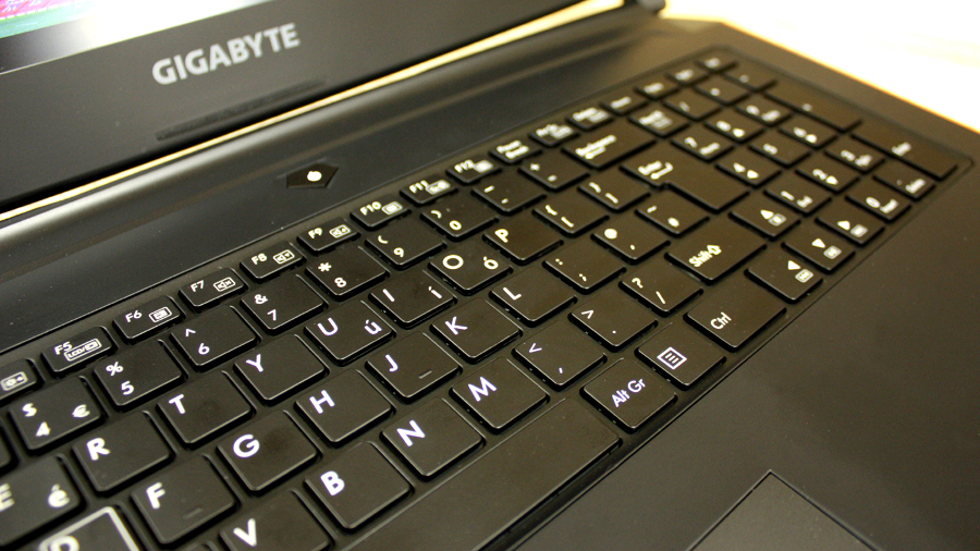 Gigabyte P57W keyboard