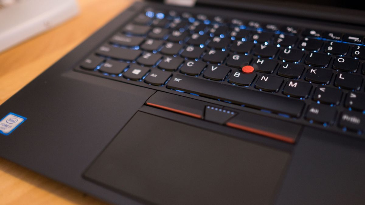 Lenovo ThinkPad X1 Yoga touchpad size