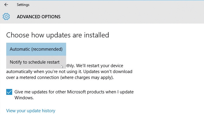 How to use Windows Update in Windows 10