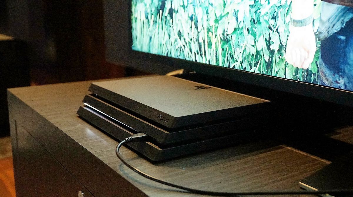 The PS4 Pro in action