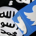 A 3D printed logo of Twitter and an Islamic State flag are seen in this picture illustration taken February 18, 2016. REUTERS/Dado Ruvic/Illustration