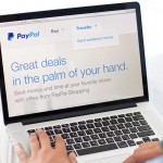 Simferopol, Russia - July 9, 2014: PayPal the largest operator of electronic money it was founded in 1998. PayPal is the most popular way of reception and sending the Internet of payments at the eBay auction.