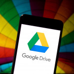 BRAZIL - 2019/05/21: In this photo illustration the Google Drive logo is seen displayed on a smartphone. (Photo Illustration by Rafael Henrique/SOPA Images/LightRocket via Getty Images)
