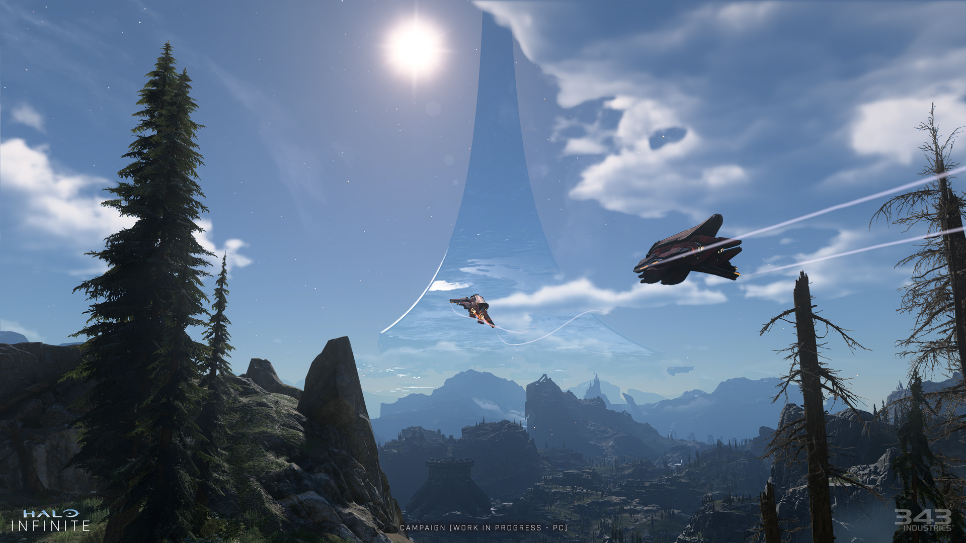 Halo Infinite screenshot showing improvements to the game