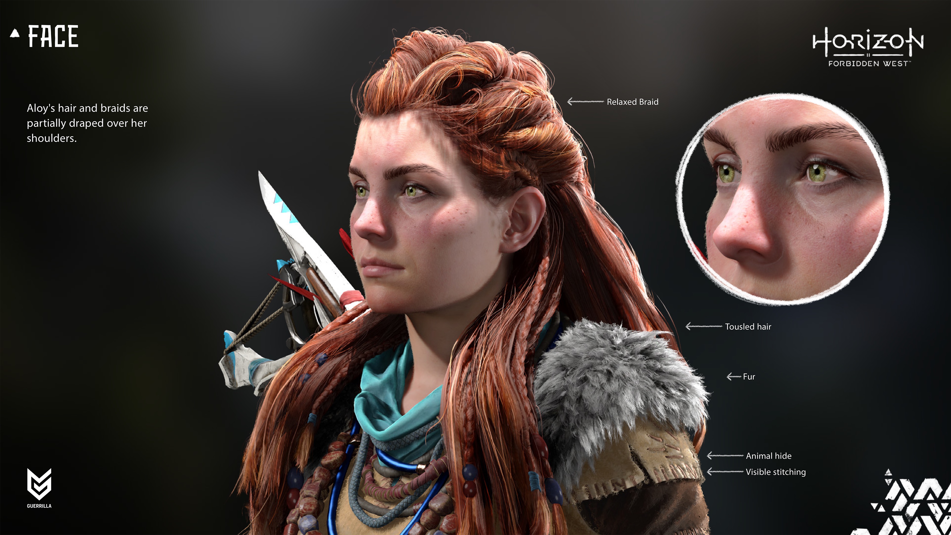 Horizon Forbidden West graphical showcase featuring protagonist Aloy