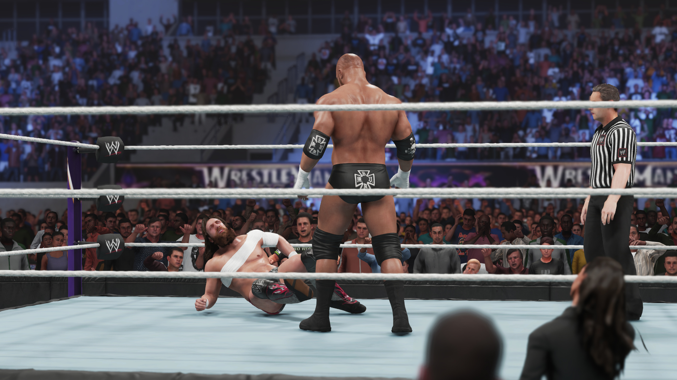 WWE screenshot in the ring