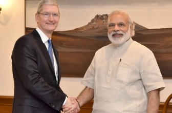 Tim Cook meets PM Modi, launches updated version of ‘Narendra Modi Mobile App’