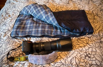 Here’s a Tiny Sleeping Bag Designed for a DSLR Camera